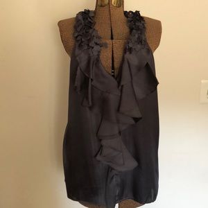 Willi Smith Steel Grey Blouse